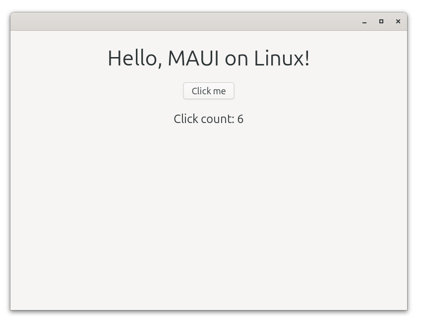 Maui.Gtk -- Is This the Breakthrough?